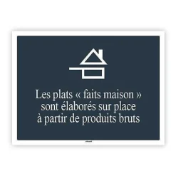 Sale RETIF Adh Sif ''Fait Maison'' 20 X 15 Cm - Par 3