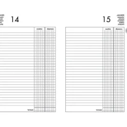 Flash Sale RETIF Agenda Perp Tuel Des Recettes Et Des D Penses 14X22Cm 1 Jour / Page Noir