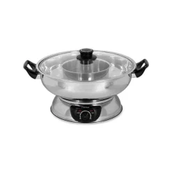 Discount RETIF Appareil Fondue Chinois 2 Compartiments Avec Fourchettes Et Passoires Rotel