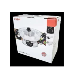 Discount RETIF Appareil Fondue Chinois 2 Compartiments Avec Fourchettes Et Passoires Rotel