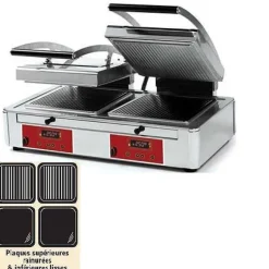 Cheap RETIF Appareil Panini Double Plaque Duplex Technology Rainur E / Lisse