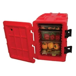 Outlet RETIF Armoire Isotherme Plastique Rouge 90L 62X43X64Cm