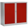 Shop RETIF Armoire Monobloc Fun 2 Tab. Aluminium Rideaux Rouge