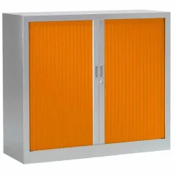 Sale RETIF Armoire Monobloc Fun 2 Tab. Aluminium Rideaux Orange