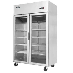 Flash Sale RETIF Armoire R Frig R E Vitr E Positive Sur Roues Double Porte De Capacit 900 Litres
