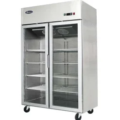 Shop RETIF Armoire R Frig R E Vitr E Positive Sur Pieds Double Porte De Capacit 900 Litres