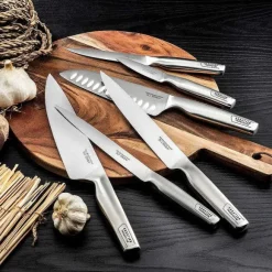 Clearance RETIF Asean Trousse 5 Couteaux De Cuisine