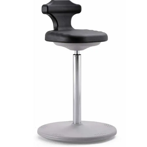 Sale RETIF Assis-Debout Pour Laboratoire Avec Assise Inclinable Et Mousse Inject E Noir