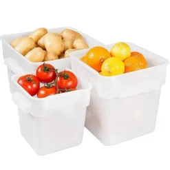 Best RETIF Bac Alimentaire 4L 18X18X19Cm Polypropyl Ne Blanc