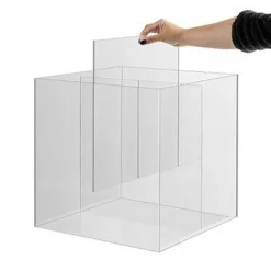 Online RETIF Bac De Pr Sentation De Produits An Verre Acrylique Transparent Easycubes- 400Mm