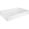 Store RETIF Bac Empilable Pour P Te Pizza 15L 60X40X9Cm Poly Thyl Ne Blanc