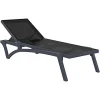Outlet RETIF Bain De Soleil Pacific Structure R Sine Grise/Assise Synth Tique Noire