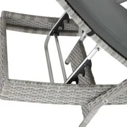 Best RETIF Bain De Soleil Transat Meuble Jardin 5 Positions Gris