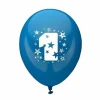 Store RETIF Ballons Avec Num Ro 25 Cm Couleurs Assorties '1', Par 72