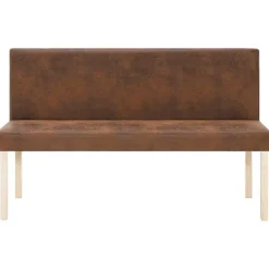Best Sale RETIF Banc Banquette 139,5Cm Marron Synth Tique Daim