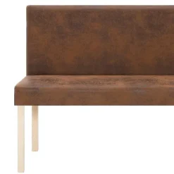 Best Sale RETIF Banc Banquette 139,5Cm Marron Synth Tique Daim