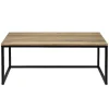 Cheap RETIF Banc Banquette Icub3 Style Industriel Vintage 40X100X45 Cm Noir