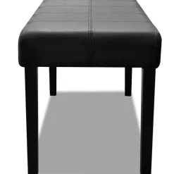 Outlet RETIF Banc Banquette Pouf 106Cm Noir Salon Salle Manger Chambre