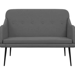 Cheap RETIF Banc Banquette 110X76X80Cm Tissu Gris Fonc