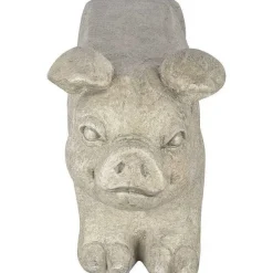 Outlet RETIF Banc De Jardin Cochon En Fibre De Pierre