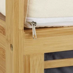 Discount RETIF Banc De Rangement En Bois De Noyer Banquette Assise Coffre De Rangement Meuble