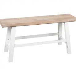 Online RETIF Banc Troit En Bois Naturel Et Blanc. 92X32X45,5
