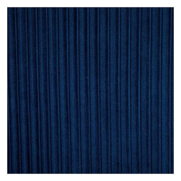 New RETIF Banquette 2 Places En Velours Bleu Pliss Et Pieds En M Tal Dor