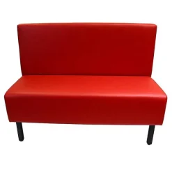 Discount RETIF Banquette D'Int Rieur Rotterdam Tapiss E Simili Cuir Rouge