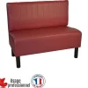 Clearance RETIF Banquette Style Bistrot - Country Bordeaux - Piqure Sur Dossier