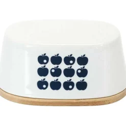 Cheap RETIF Beurrier En Porcelaine Plateau En Bambou R Tro