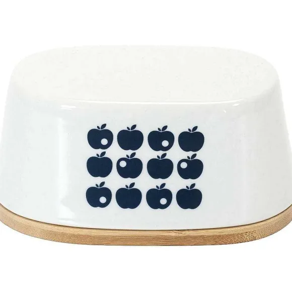 Cheap RETIF Beurrier En Porcelaine Plateau En Bambou R Tro