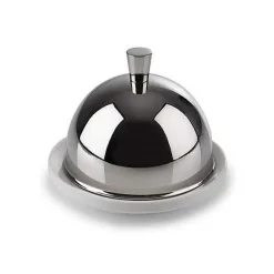 Best Sale RETIF Beurrier Porcelaine 9Cm Avec Cloche En Acier Inoxydable