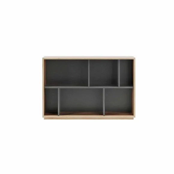 Cheap RETIF Biblioth Que M Lamine Ch Ne Clair-Gris Graphite Nack 80X119X32Cm