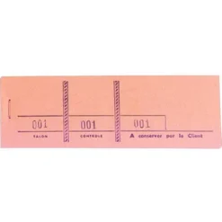 Shop RETIF Bloc Passepartout 100 Feuillets Num Rot S De 3 Volets Format 4,8X15Cmx50