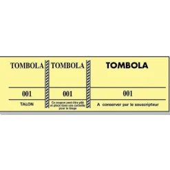 Clearance RETIF Bloc Tombola 3 Volets 100 Feuilles Couleurs Bleu/Rose/Jaune/Vert 4,8X15Cm Par 10