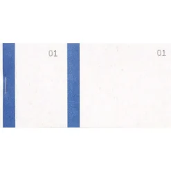 Best Sale RETIF Bloc Vendeur 100 Fllets Double Num Rotage Ft 6,6X13,5Cm Bande Bleuex50