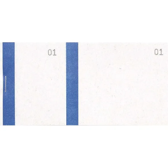 Best Sale RETIF Bloc Vendeur 100 Fllets Double Num Rotage Ft 6,6X13,5Cm Bande Bleuex50