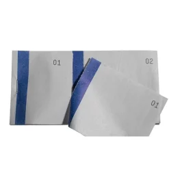 Fashion RETIF Bloc Vendeur 100 Fllets Double Num Rotage Ft 6,6X13,5Cm Bande Assortiex50