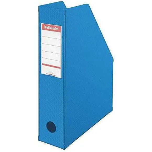 Store RETIF Bo Te Pan Coup Porte-Revues Pvc Dos 7 Cm Livr Plat Bleu