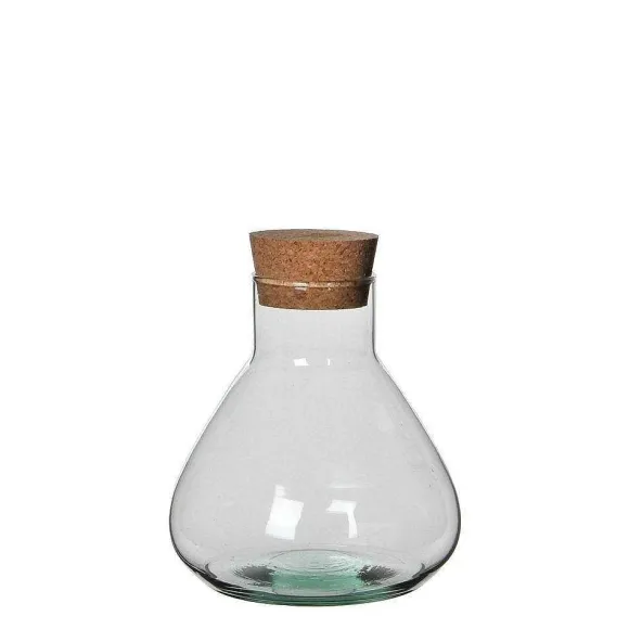 Outlet RETIF Bocal En Verre Avec Un Bouchon En Li Ge H18Cm