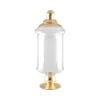 Clearance RETIF Bonbonniere Transparente Avec Couvercle Dore