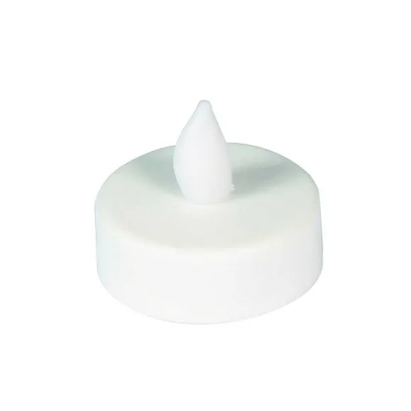 Hot RETIF Bougies Chauffe Plat Blanches Led 3,5Cm - Par 6