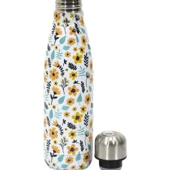 Shop RETIF Bouteille De Transport En Acier Inoxydable Double Paroi 50Cl Fleurs 5