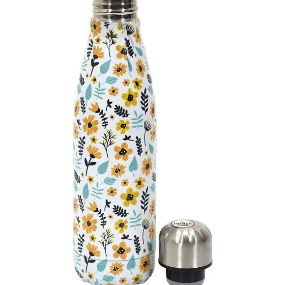 Shop RETIF Bouteille De Transport En Acier Inoxydable Double Paroi 50Cl Fleurs 5