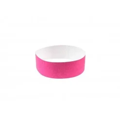 Store RETIF Bracelets 19Mm Papier Ind Chirable Tyvek - Rose Fluo - Lot De 100