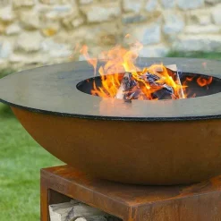 Sale RETIF Brasero Piatto Corten Fargau