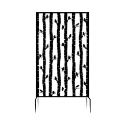 Sale RETIF Brise Vue Treillis En Fer Motif Oiseaux