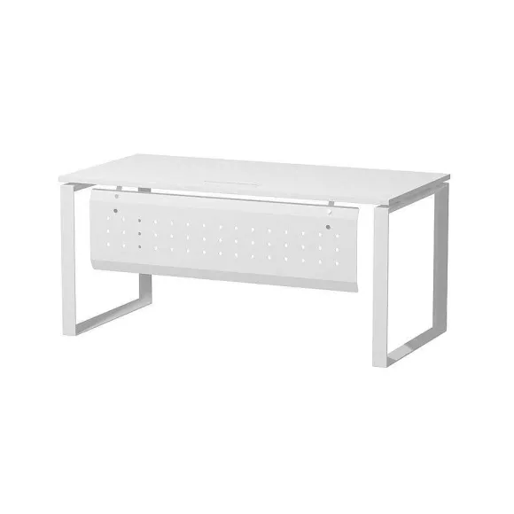 Cheap RETIF Bureau Droit Mt1 El Gance Avec Pi Tement Bench Blanc