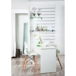 Store RETIF Bureau L100Xp50Xh71,8Cm - Blanc