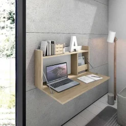 New RETIF Bureau Mural M Lamine Ch Ne Clair-Blanc Turin 42X80X14Cm